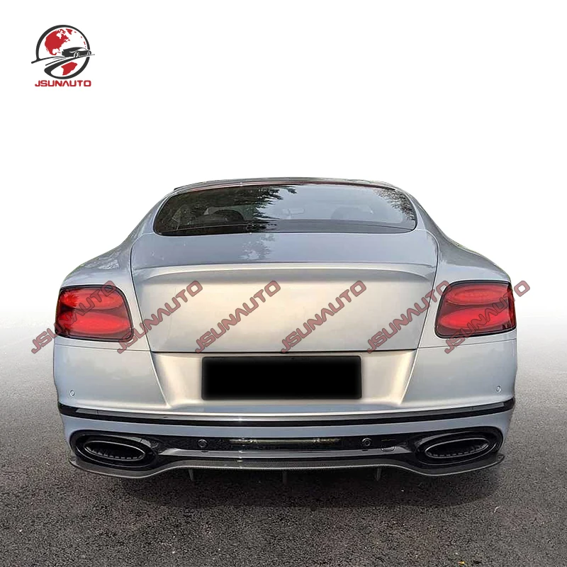 

Комплект кузова из углеродного волокна для Bentley Continental GT 2012-2015, модифицированные автомобильные аксессуары для заднего бампера в суперпортовом стиле