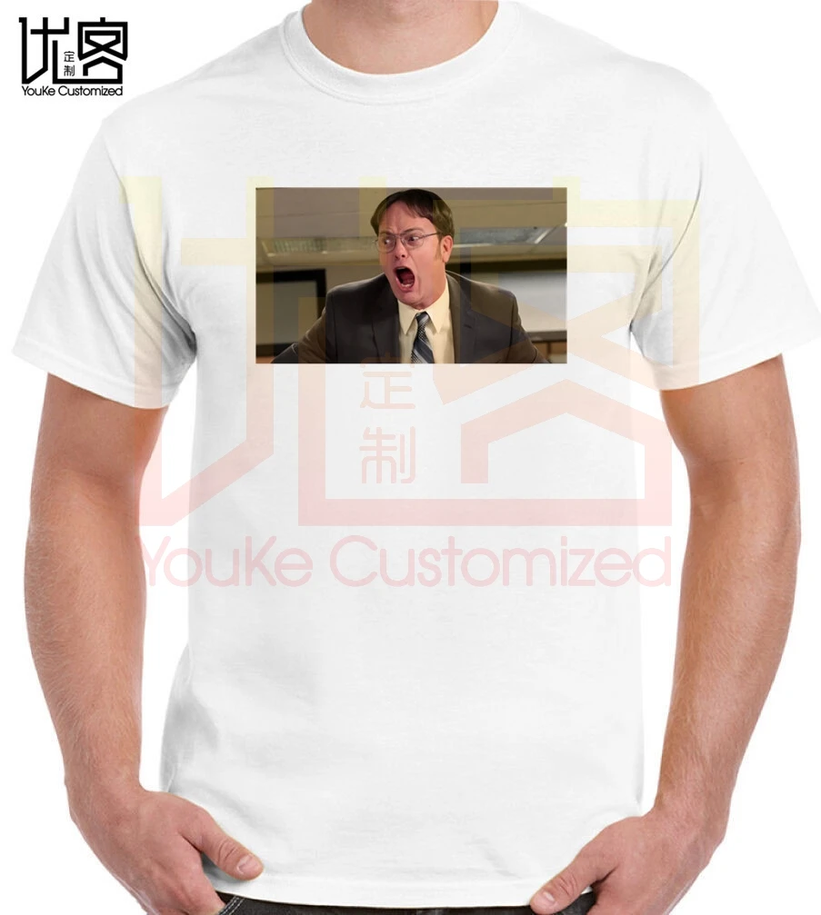 The Office 2 TV series funny tshirt men's women's new fashion 100% cotton short sleeves tops tee printed Crewneck casual t-shirt |