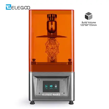 

ELEGOO 3D Printer Mars UV Module LCD with 3.5'' Screen Off-line Print 4.53in(L) x 2.56in(W) x 5.9in(H) Printing Size Impresora