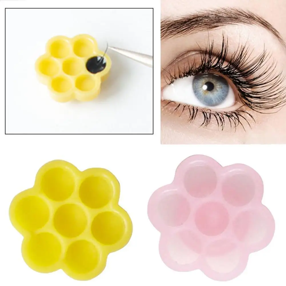 

Grafting Eyelash Glue Water Drop Cup Delay Cup Portable Tool Cup Beauty Eyelash Epoxy Table Flower Eyelashes Water Epoxy D4C5