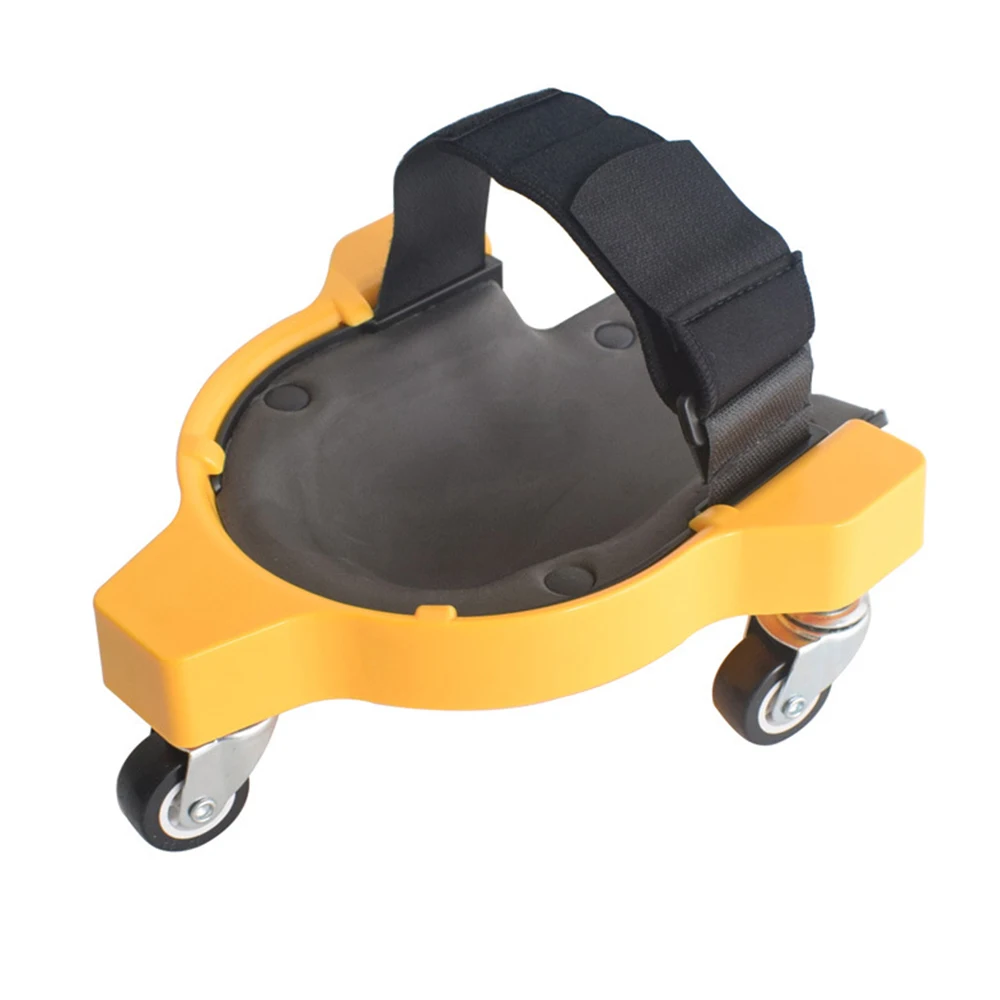 

Rolling Kneepads Gliding Protective Knee Pad Adjustable Strap Knee Pad Plastic Rolling Wheels for Construction Job Tool