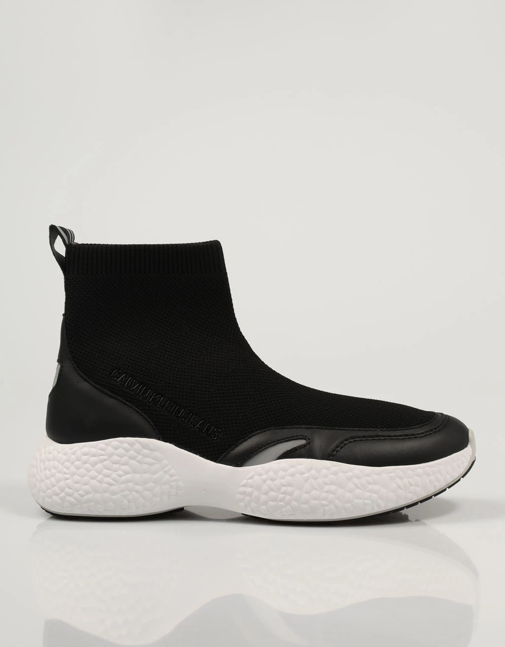 CALVIN KLEIN – baskets chaussettes noires, chaussures en toile, pour femme,  76479 | AliExpress