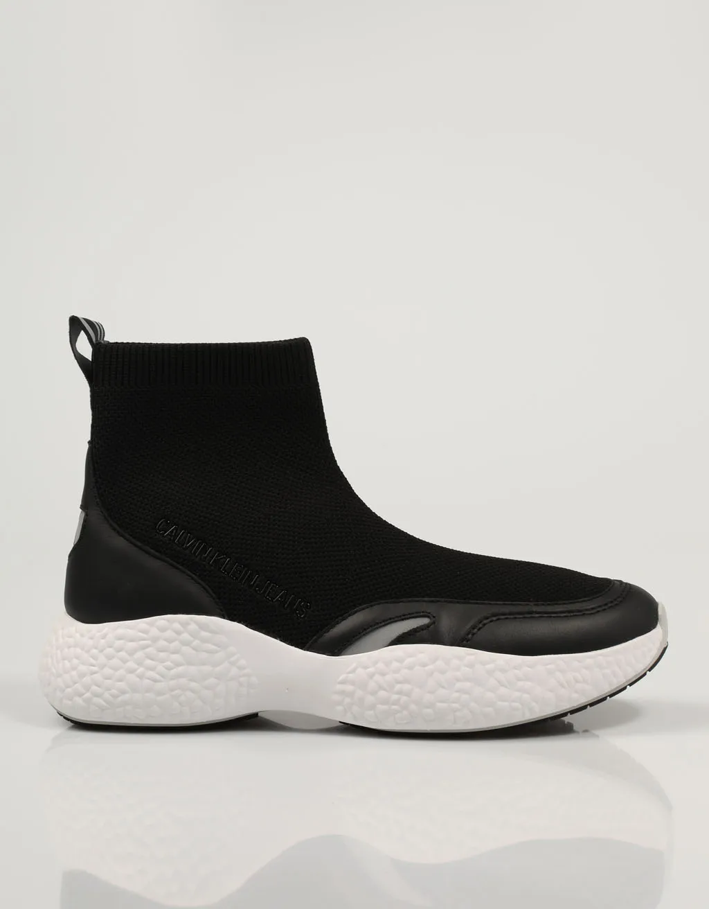 Calvin Klein Sok Sneaker Zwart YW0YW00465BEH Canvas Vrouwen Schoenen Zwart  Sneakers Vrouw 76479|Platte damesschoenen| - AliExpress
