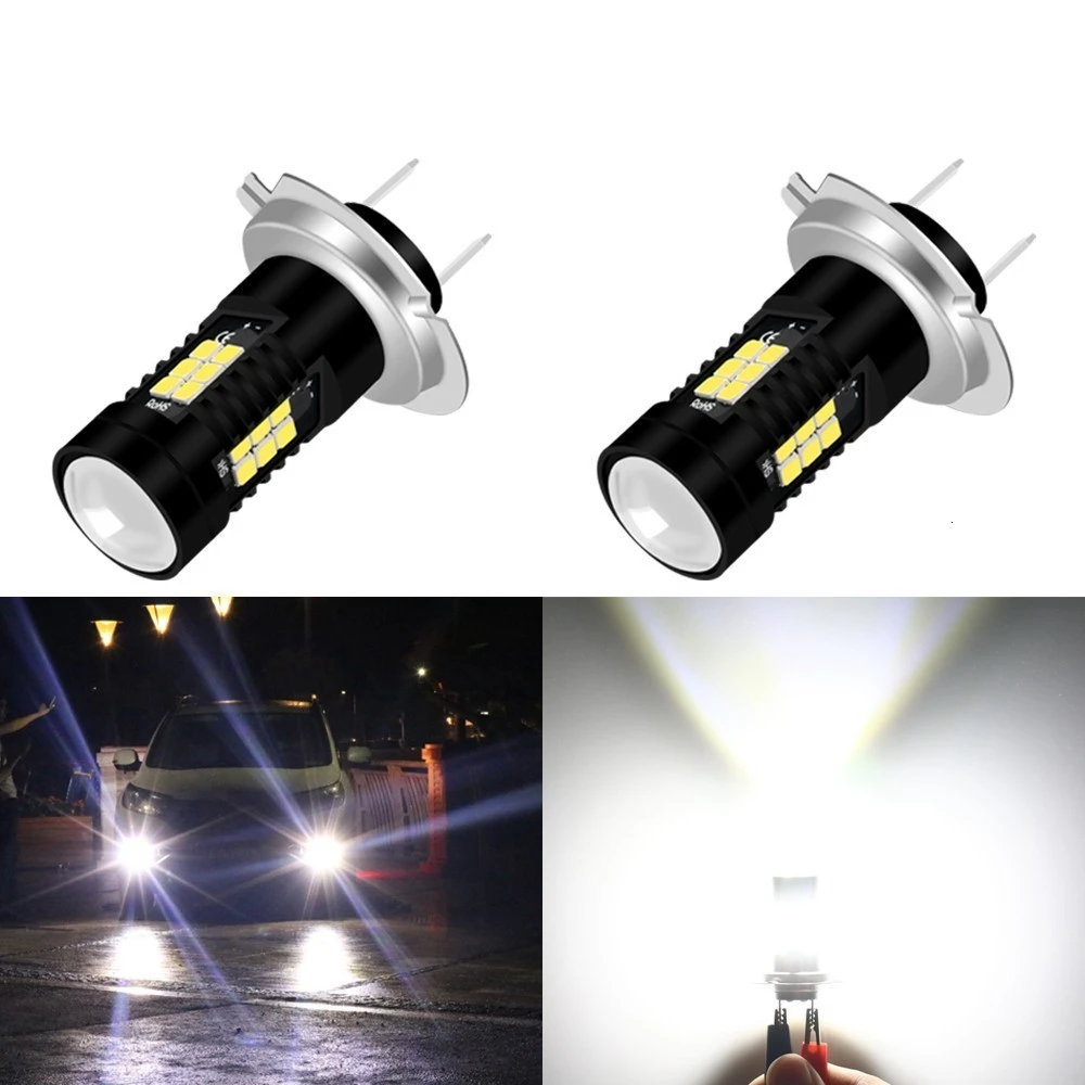1 шт. H7 21SMD 3030 головной светильник стоп-светильник противотуманная фара проектор