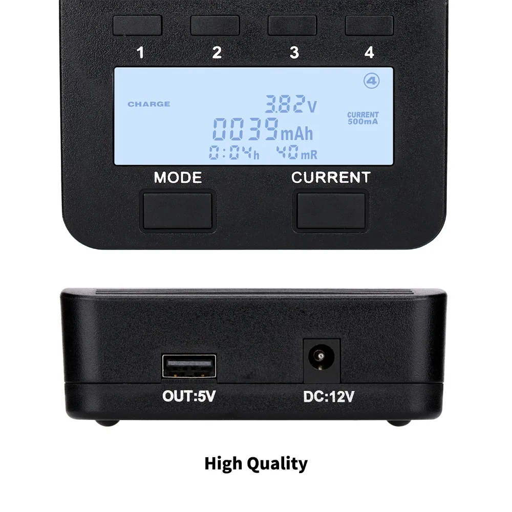 LiitoKala lii-500 lii-500S lii-600 lii-PD4 LCD 3.7V 1.2V 18650 26650 16340 14500 18500 20700B 21700  Battery Charger with screen