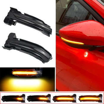 

Rearview Side Wing Mirror LED Turn Signal Light LHD For Ford Focus Mk4 Flowing Dynamic Sequential Blinker Indicator 2019 2020