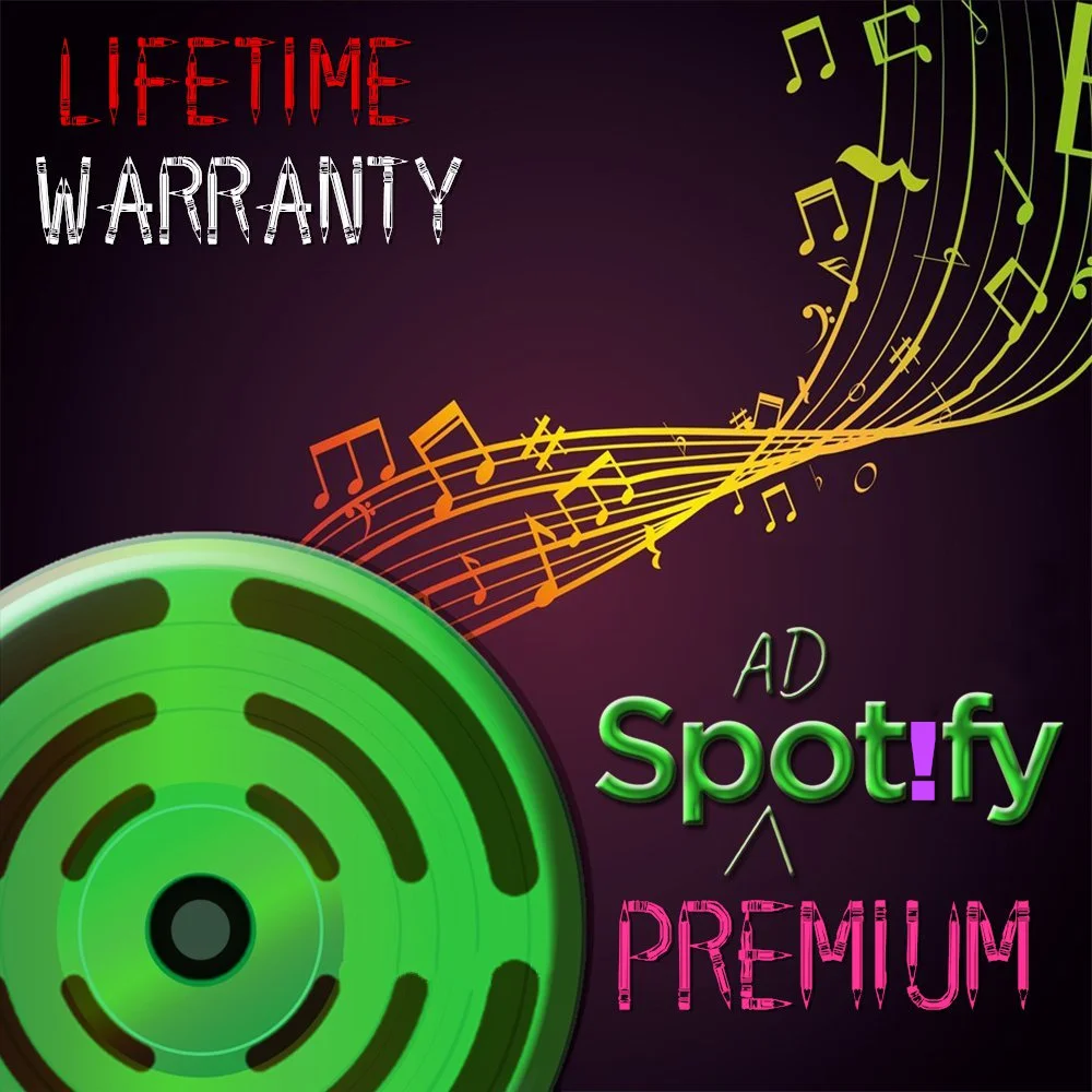 Spotify Premium garantie à vie lecteur de musique un an