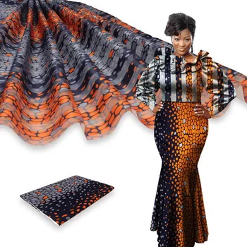 

4+2 Yards Bazin Riche Embroidery lace fabric 2020 African special Lace Fabric Sets High Quality Basin lace Fabric