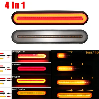 

Rear LED Light 3000K DC12-30V Taillight Brake Turn Signal Lamp Set Parts