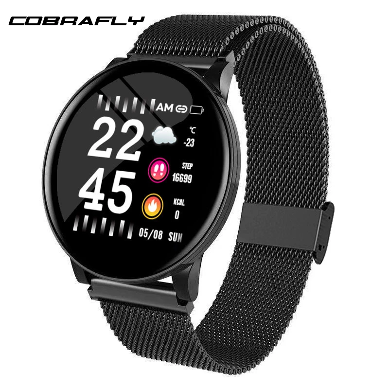 

Cobrafly Smart Watch Women Blood Pressure Heart Rate Touch Screen Smartwatch Lady Waterproof Watch Sport For Android IOS Xiaomi