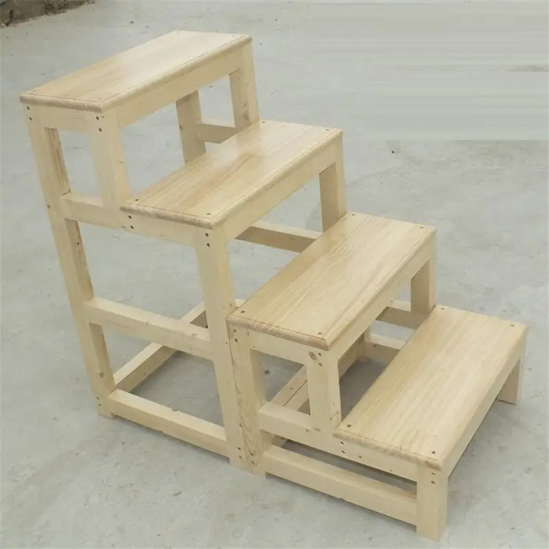 Детский табурет для ванной комнаты Sgabelli Cucina Scaletta Legno Merdiven Stepladder Chair Escabeau