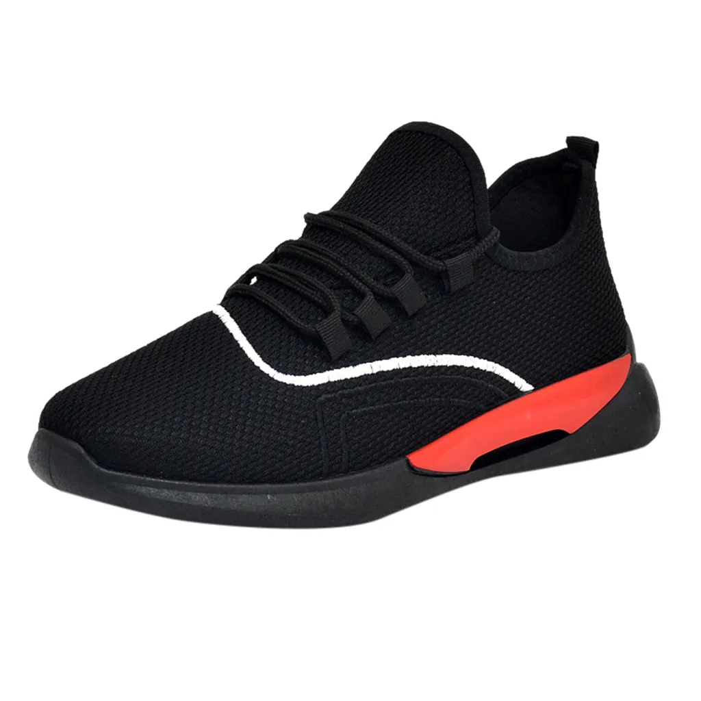 SFIT New Casual Shoes Men Breathable Patchwork Autumn Mesh Shoes Sneakers Fashionable Breathable Strap Movement Shoes - Цвет: white