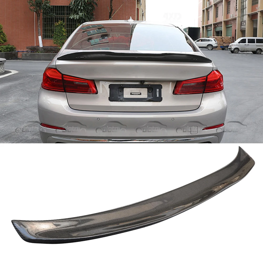 

Boot Spoiler For BMW 5 Series G30 PSM Style Real Carbon Fiber Rear Trunk Lip Splitter