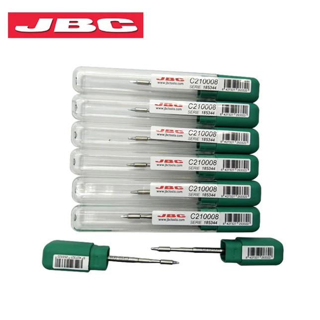 Горячие goot бессвинцовые ПАЯЛЬНЫЕ НАКОНЕЧНИКИ jbc C210-008