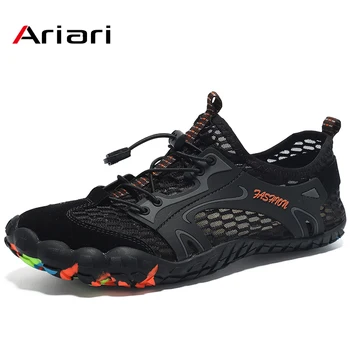 

Summer Men Sandals Breathable Quick Dry Sandal Outdoor Rubber Outsole Men's Beach Water Shoes Sandale Homme Big Size 35-46