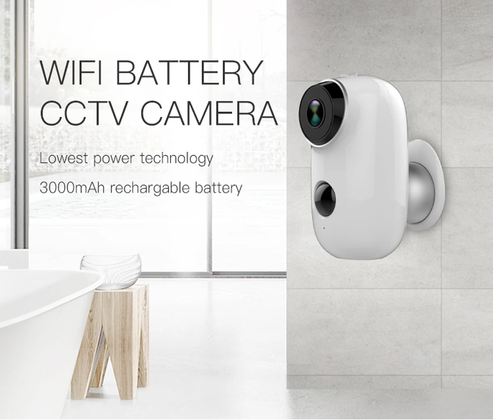 

720P IP IR Infrared Wireless Rechargeable Battery Camera Waterproof Outdoor Indoor Wifi Voice Intercom Baby Monitor CCTV Cameras