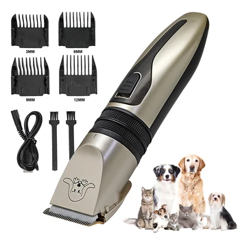

Dog Clippers Low Noise Pet Shaver Rechargeable Dog Trimmer Cordless Pet Grooming Tool Cat Animal Hair Cutter Trimmer Haircut