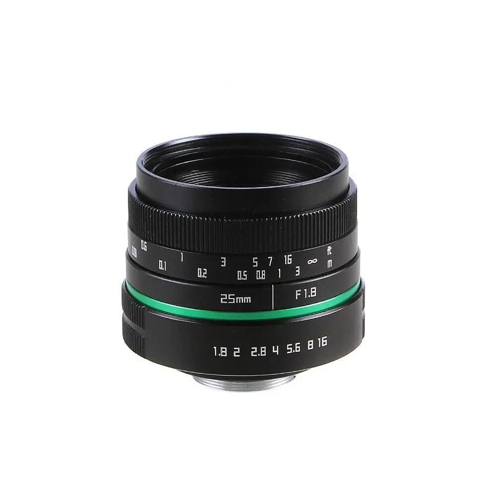 25 мм фотообъектив с широкоугольным объективом для Canon EOS EF 80D 7D 60D 600D 750D|Адаптеры