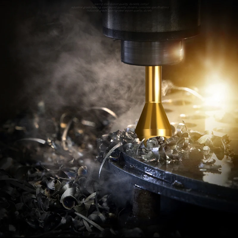 Waveway Titanium Countersink Deburring Drill Taper Hole Cutter Steel/Aluminum Countersunk Head Chamfering Tools