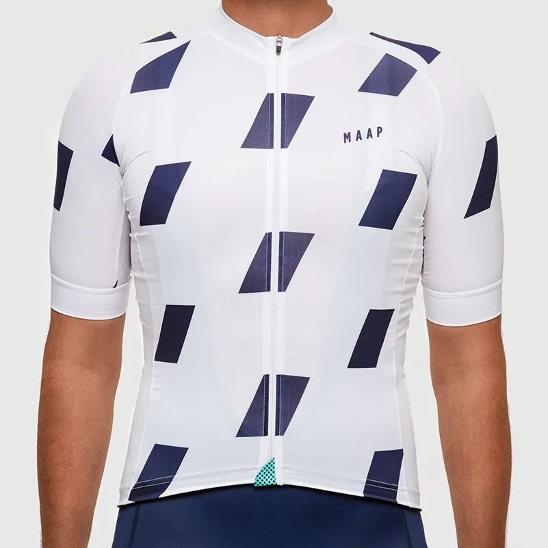 3 White short sleeve jersey Men's Breathable bicycle Jersey Pro racing team road bike MTB cycling wear maglia Ciclismo - Цвет: 3