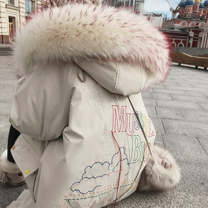 Отправлено, чтобы решить женские новые зимние утолщение выше колена тяжелые волосы пальто