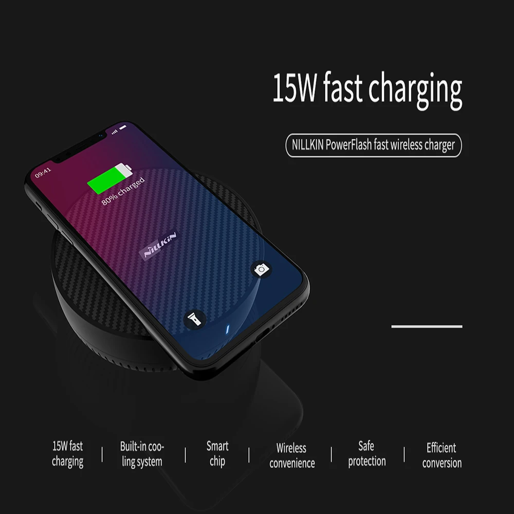 NILLKIN 15W Fast Wireless Charger For iPhone12 11 Pro X XS Qi Wireless Charging Pad With Cooling Fan For Samsung Note20 S20+ S20 NILLKIN 15W Fast Wireless Charger For iPhone12 11 Pro X XS Qi Wireless Charging Pad With Cooling Fan For Samsung Note20 S20+ S20