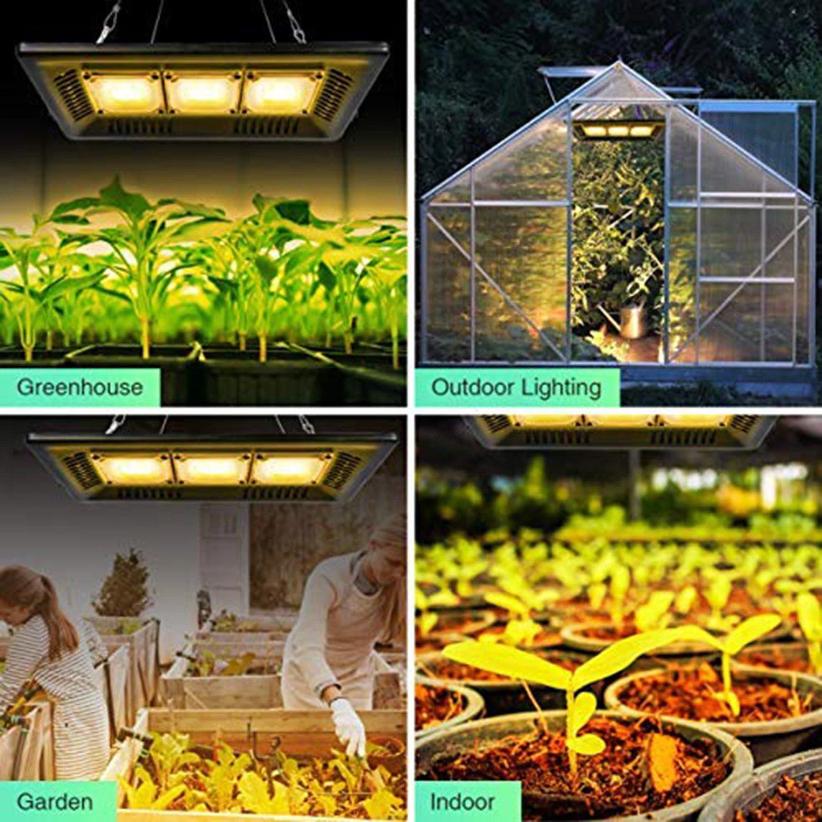 150W LED Grow Light Full Spectrum Phyto Lamp Waterproof Grow Lamp Phytolamp for Plants Seedling Growing Blooming Fruiting