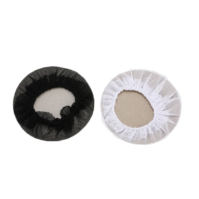 1/2PCS 10cm White Black Hairnets Invisible Mesh Styling Hairnet Soft Lines For Wigs Dancing Sporting Hair Net Hair Accessories