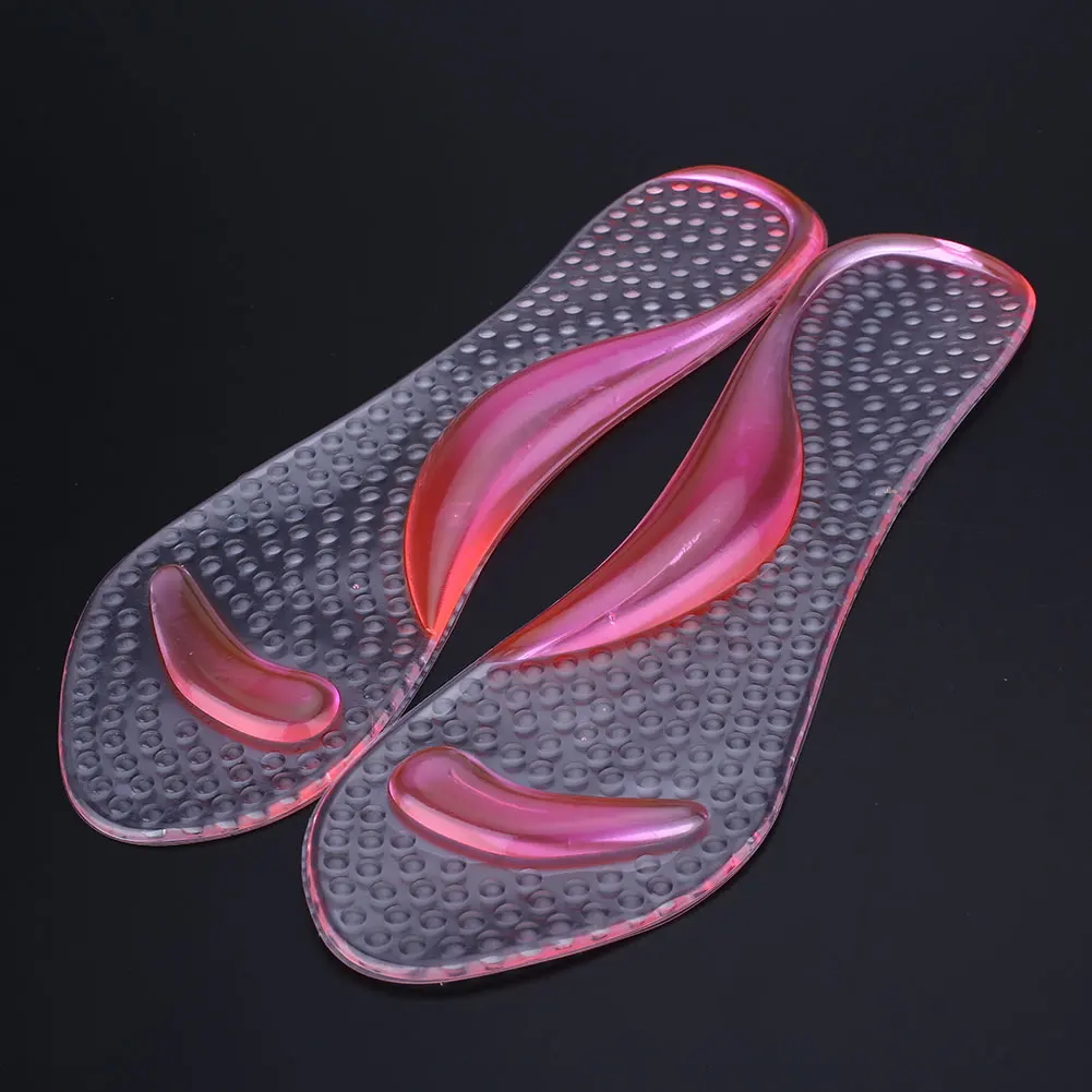 Soft Women Non-Slip High Heel Arch Cushion Support Silicone Pads Insole