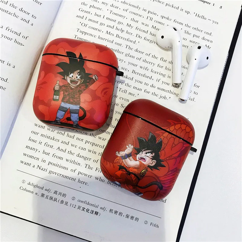 Cartoon anime Pattern For Apple Airpods Case Funny Cute Bluetooth Earphone Cover Silicone Headphone Case For air pods Pro Funda