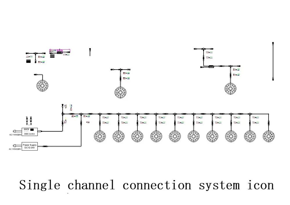 Single channel connection system icon