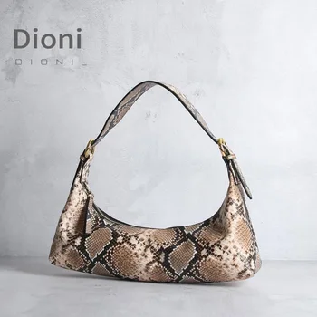 

Serpentine Handbag Women's Bag 2020 New Premium Retro One-shoulder Baguette Bag