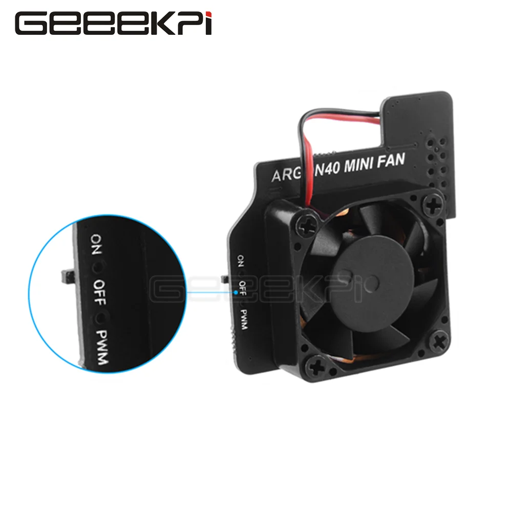Geeekpi Raspberry Pi 5V Mini Cooling Fan PWM Fan for Raspberry Pi 3B