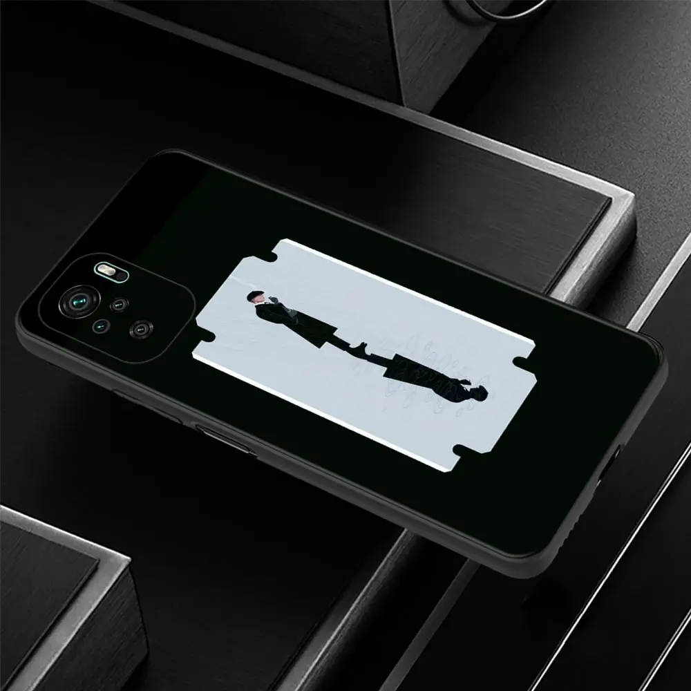 Phone case For Redmi Note 10 Pro Max 9 9s 9t 8t 7 Cover Soft Funda for Redmi K40 Plus 9A 9C 9T Coque Peaky Blinders