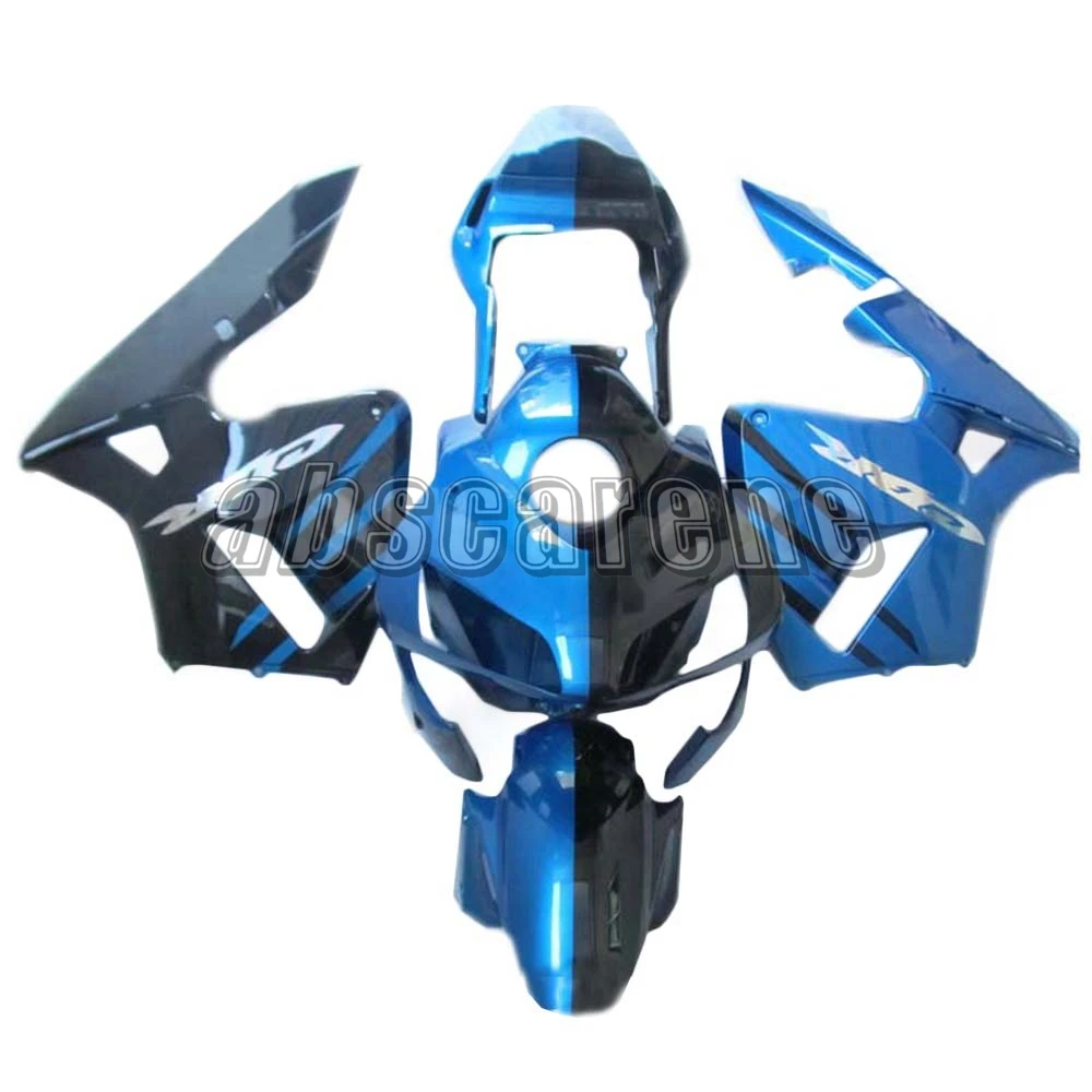 

Complete Fairings for Honda CBR600RR F5 2003 2004 CBR 600 RR F5 03 04 Injection ABS Plastic Bodywork Black Blue Strips New Hulls