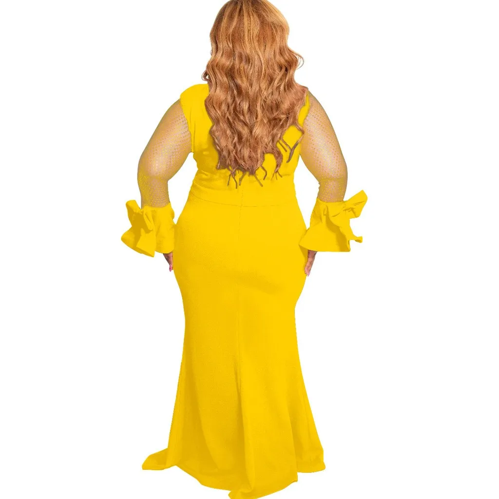 Женское платье vestidos de verano vestido vadim ropa mujer платья vestidos verano mujer повседневное лоскутное M-5XL с длинным рукавом Z4