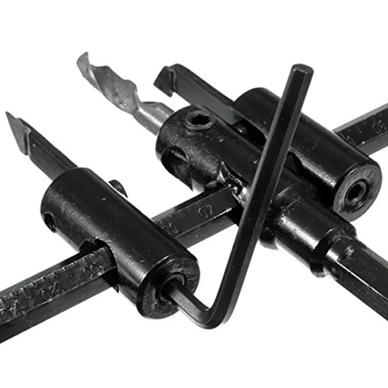 Multi-functions Metal Wood Circle Hole Saw Drill Bit Cutter Kit woodworking cut DIY Hole Tool Center Drill Bits aircraft Hard