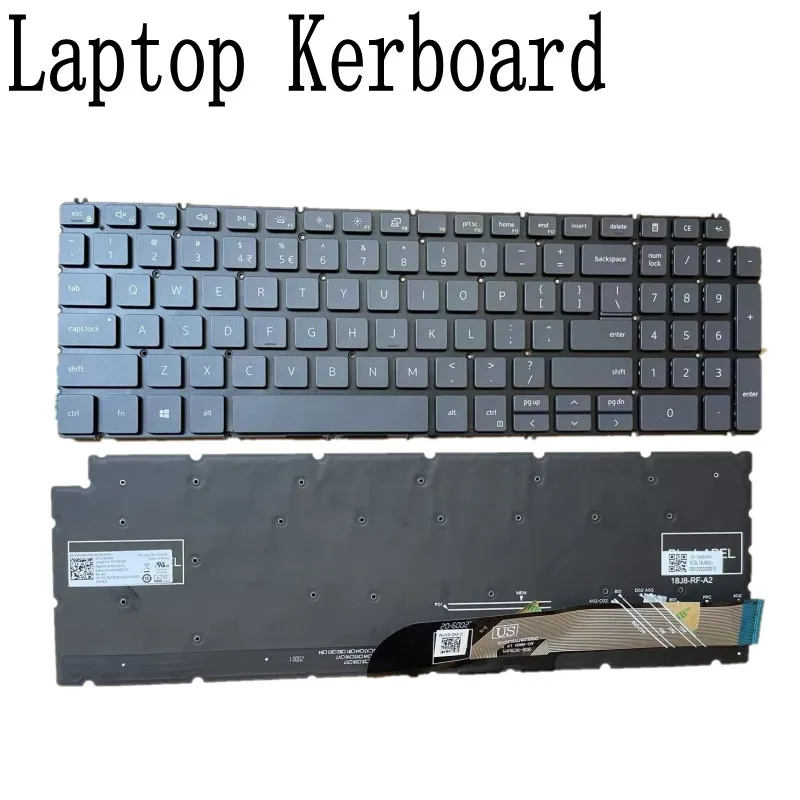 for dell inspiron 15-5590 5591 5598 5593 5584 7590 7591 7790 p90f keyboard RU SP US | Компьютеры и офис