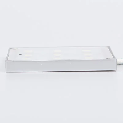 9 шт. 5050SMD Led подсветка тонкий тип 12 В Квадратный светодиодный светильник для шкафа