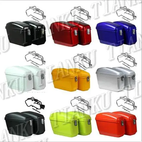 Motorcycle Hard Saddle bag Trunk Bag Luggage Bracket For XL883 1200 48 72 Dyna Wide Glide Softail FLST FLT FLHT STREET |