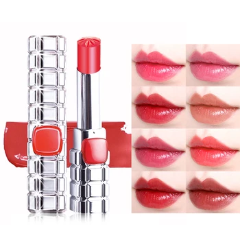 

NOVO Cosmetic Lips Makeup Velvet Matte Lipstick Glaze Light Solid Lip Gloss Nude Waterproof Lip Stick