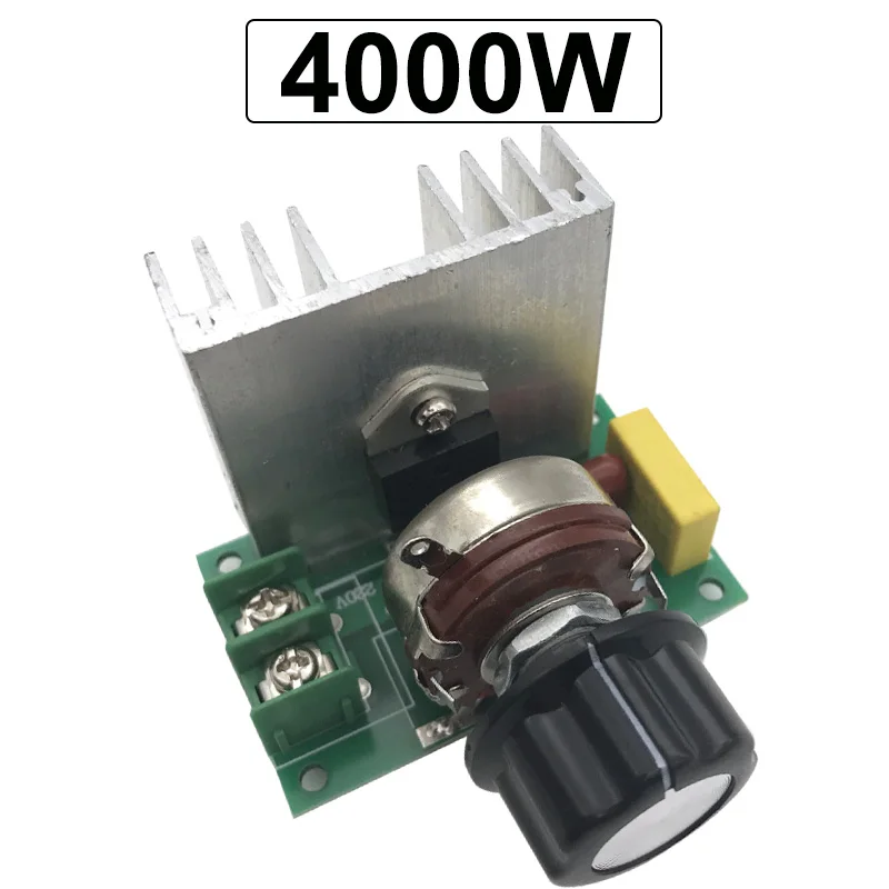 Régulateur de Vitesse de Moteur de température de régulateur de Tension électrique de 4000W SCR avec Ventilateur Contrôleur Tension 
