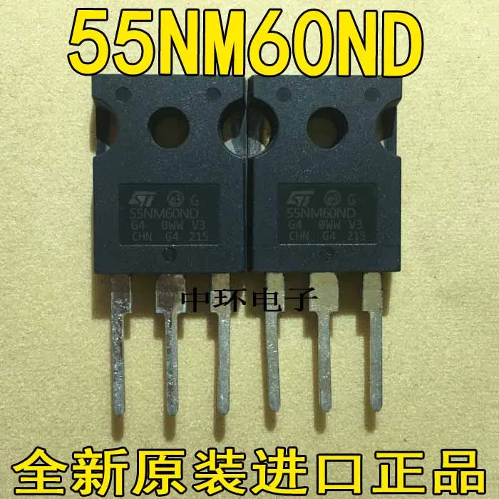 

10pcs/lot ST W55NM60 55NM60ND 55A600V