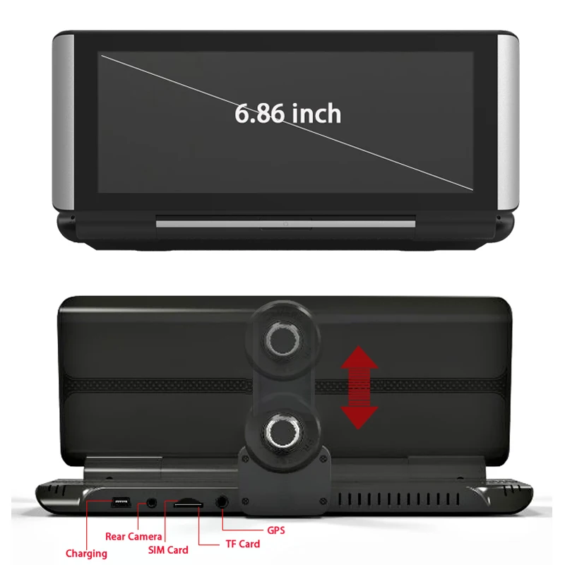 Автомобильный Семья 7 дюймов 4G Android gps навигации ADAS FHD 1080P Автомобильный видеорегистратор Камера авто видео Регистраторы DVR WI-FI удаленный монитор G-sensor