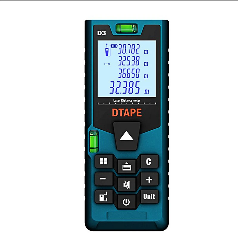 

D3 Handheld Laser Distance Meter Mini Laser Rangefinder Laser Tape Range Finder Diastimeter Measure 40M 60M 80M 100M Measure