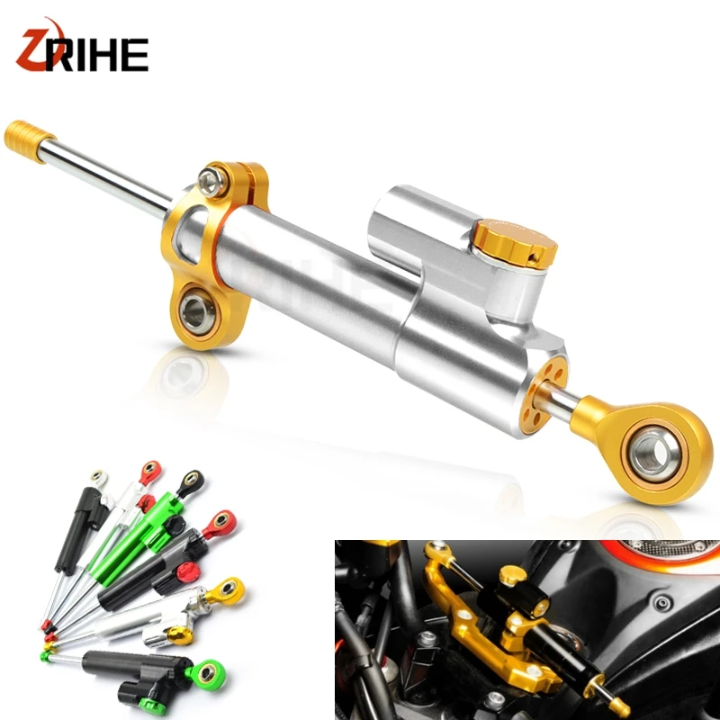 

Universal Motorcycle CNC Steering Stabilizer Damper Safety ControlFOR Honda CB1000R CB250 CBR954RR CBR250RR CB600F HORNET CB650F