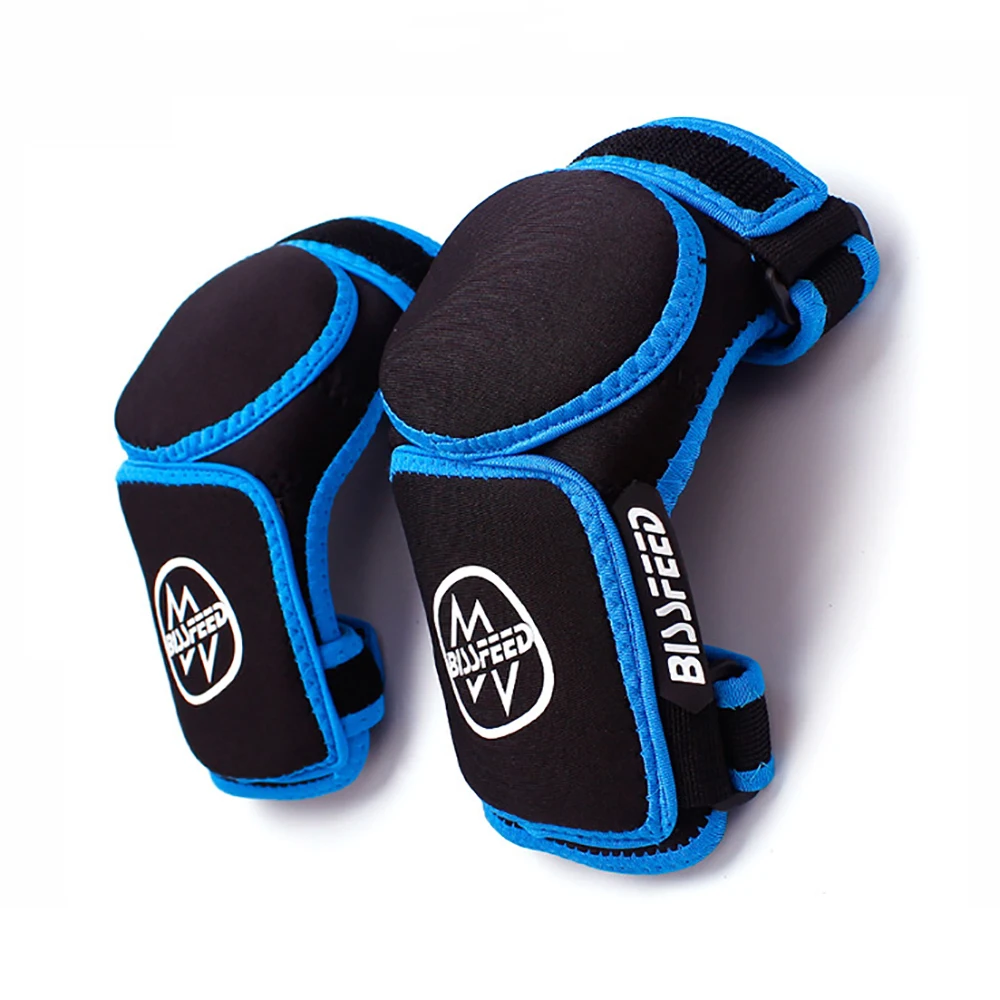1Pair Kids Knee Elbow Pads Bicycle Skateboard Ice Skate Roller Knee Protector Adjustable Skating