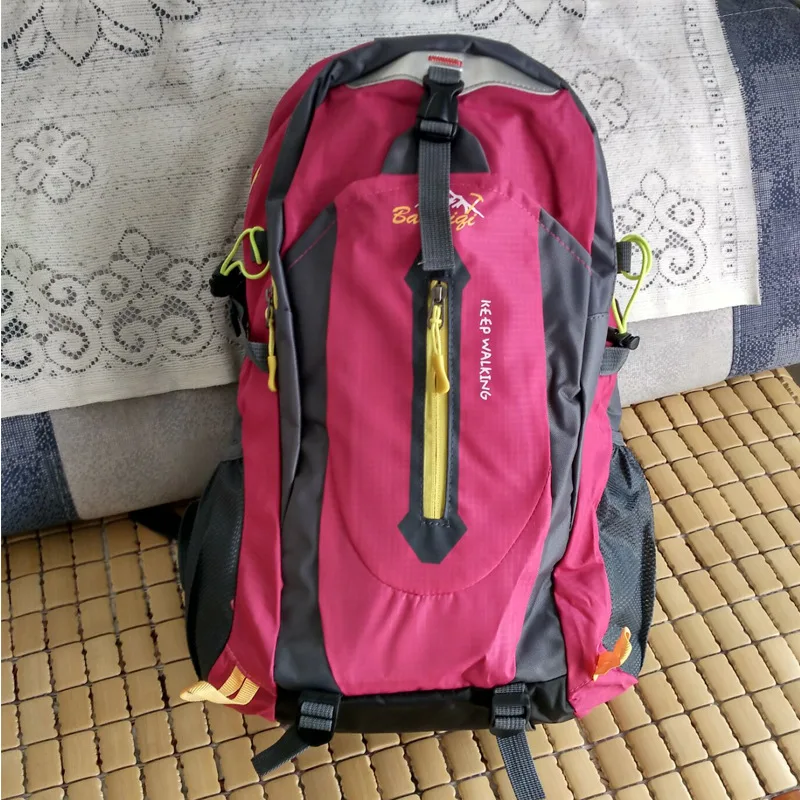 Vilead 40L Polyester Outdoor Shoulder Bag Waterproof Travel Camping Hiking Backpack Men Women Sports Adjustable Carrying Bag