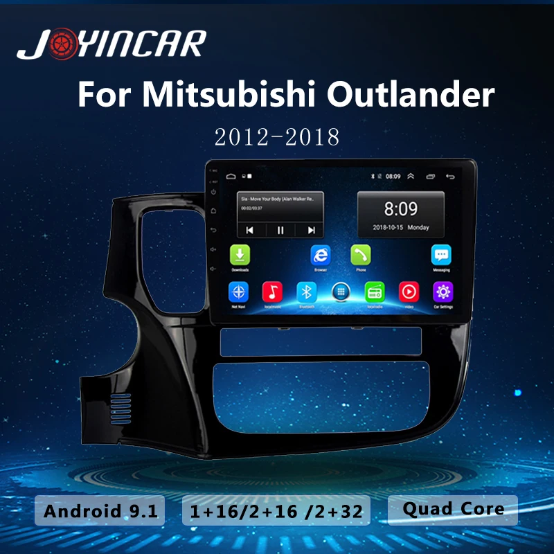 Автомагнитола 2 din 2G + 32G Android 9 1 для Mitsubishi Outlander 3 2012-2018 мультимедиа GPS DVR камеры ОЗУ Гб