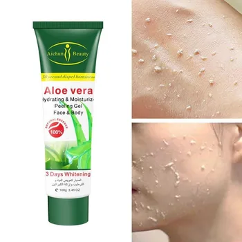 

Aloe Vera Exfoliating Scrub Gel Shrink Pores Dead Skin Calluses Moisturizing Whitening Exfoliate Body Cream Anti-Wrinkle